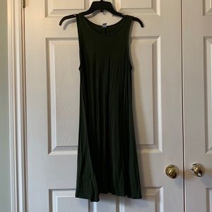 Olive Green Swing Dress